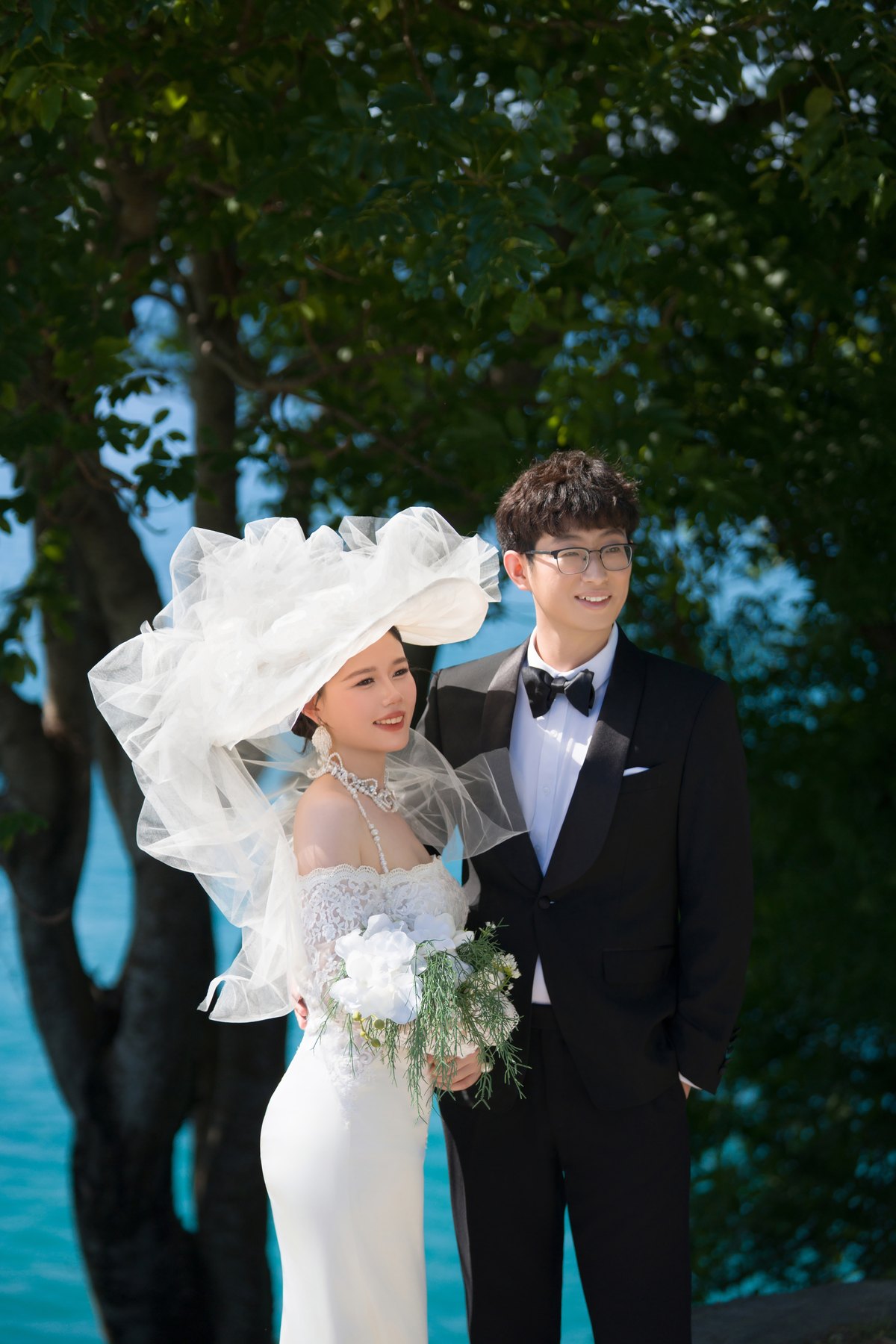 廖珺豪与赵一萱的婚纱照 1